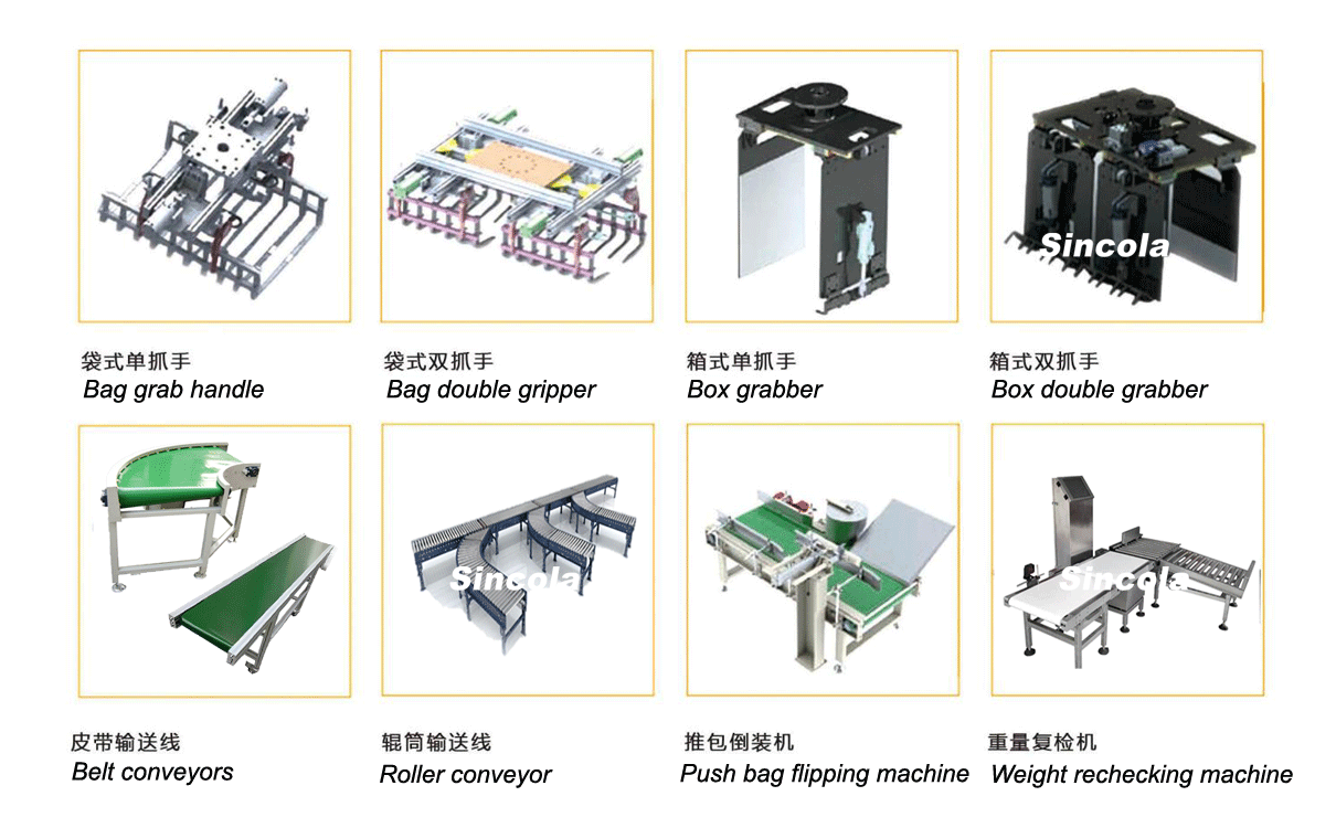 Equipamento acessório para paletizador