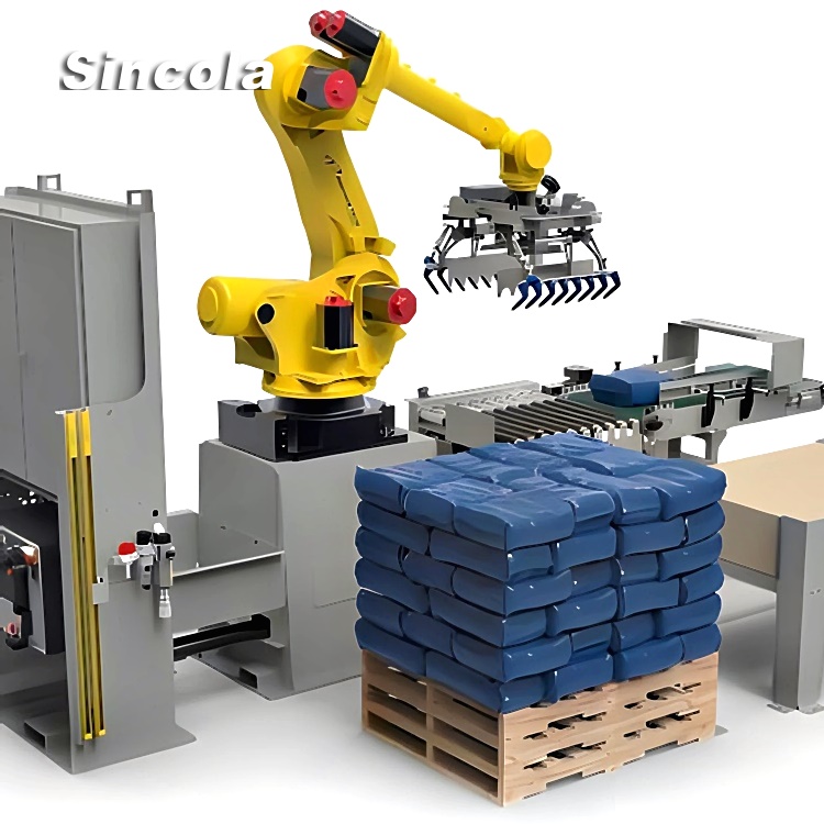 Chemical raw materials palletizing machine