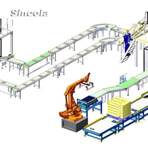 Mortar bag palletizing robot