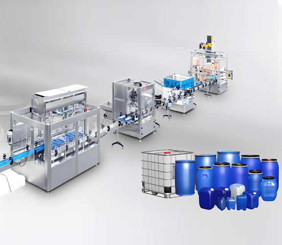 Paint filling production line